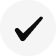 Black checkmark icon on a white circular background.