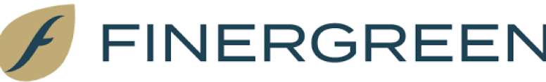 FINERGREEN logo with stylized green leaf design.